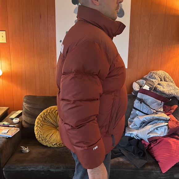 The North Face Puff 700 Fill Down Red Men’s Medium Jacket - Picture 3 of 12